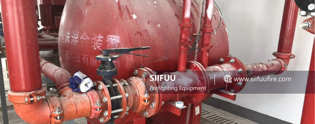 Foam Bladder Tank, Vertical Install.