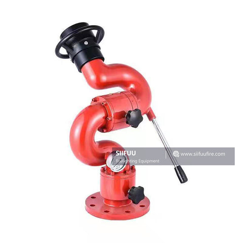 Fixed Fire Monitor(Cannon), Manuel Operating