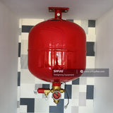 Ceiling-mounted FM200 device, signal activation type