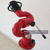 Fixed Fire Monitor(Cannon), Manuel Operating