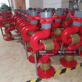 Fixed Fire Monitor(Cannon), Manuel Operating